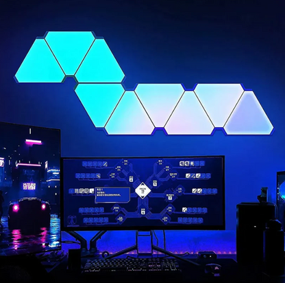 Smart Triangle Lights Panels LED Light Panel Smart Control Game Sync RGB Voice Control Triangle Wall Light