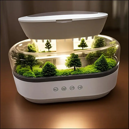 Minigo Luxury Fragrance Aroma Essencial Oil Diffuser Machine Scent Diffuser Raindrop Mist Humidifier